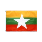 Myanmar Hissfahne VA Ösen 60 x 90 cm
