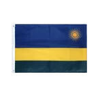 Ruanda Hissfahne VA Ösen 60 x 90 cm