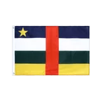 Zentralafrikanische Republik Hissfahne VA Ösen 60 x 90 cm