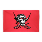 Pirat Rotes Tuch Flagge - 60 x 90 cm