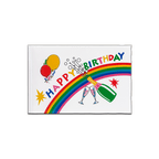 Happy Birthday Fanion 15 x 22 cm