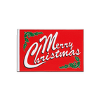 Merry Christmas Minifahne 15 x 22 cm