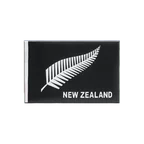 New Zealand feather all blacks Little Flag 6x9"