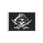 Pirat Blutiger Säbel Minifahne 15 x 22 cm