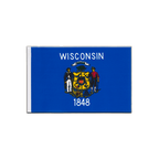 Wisconsin Minifahne 15 x 22 cm