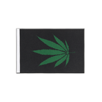 Cannabis Satin Flagge 15 x 22 cm
