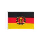 DDR Satin Flagge 15 x 22 cm