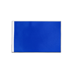 Blaue Satin Flagge 15 x 22 cm