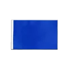 Blaue Satin Flagge 15 x 22 cm