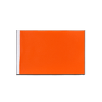 Orange Drapeau en satin 15 x 22 cm