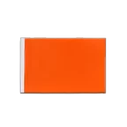Drapeau en satin Orange 15 x 22 cm