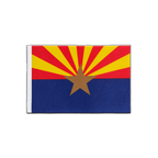 Arizona Drapeau en satin 15 x 22 cm