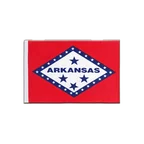 Arkansas Satin Flagge 15 x 22 cm