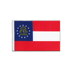 Georgia Satin Flagge 15 x 22 cm
