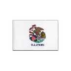 Illinois Satin Flagge 15 x 22 cm