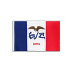 Iowa Satin Flagge 15 x 22 cm