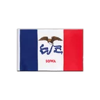 Iowa Satin Flagge 15 x 22 cm