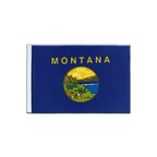 Drapeau en satin Montana 15 x 22 cm