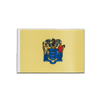New Jersey Satin Flagge 15 x 22 cm