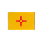 Nouveau-Mexique (New Mexico) - Drapeau en satin 15 x 22 cm