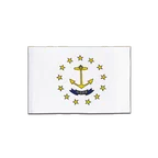 Rhode Island Satin Flagge 15 x 22 cm