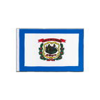 West Virginia Satin Flagge 15 x 22 cm