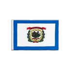 West Virginia Satin Flagge 15 x 22 cm