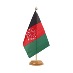 Afghanistan Holz Tischflagge 15 x 22 cm