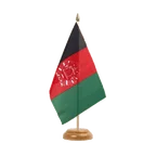 Holz Tischflagge Afghanistan 15 x 22 cm