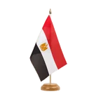 Holz Tischflagge Ägypten 15 x 22 cm