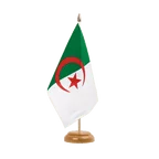 Holz Tischflagge Algerien 15 x 22 cm