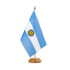 Argentinien Holz Tischflagge 15 x 22 cm