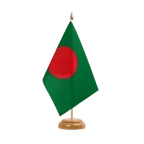 Holz Tischflagge Bangladesch 15 x 22 cm