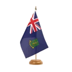 Holz Tischflagge Britische Jungferninseln 15 x 22 cm