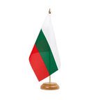 Tischflagge Bulgarien - 15 x 22 cm Holz