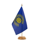 Commonwealth Table Flag 6x9", wooden