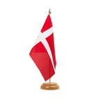 Dänemark Holz Tischflagge 15 x 22 cm