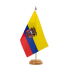 Ecuador Ekuador Holz Tischflagge 15 x 22 cm