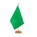 green Table Flag 6x9", wooden