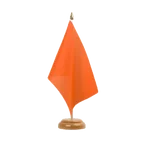 Holz Tischflagge Orange 15 x 22 cm