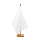 Holz Tischflagge Weiße 15 x 22 cm