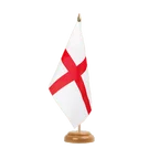 Holz Tischflagge England St. George 15 x 22 cm