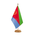 Holz Tischflagge Eritrea 15 x 22 cm