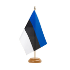 Estland Holz Tischflagge 15 x 22 cm