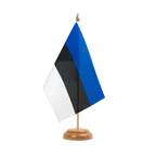 Holz Tischflagge Estland 15 x 22 cm
