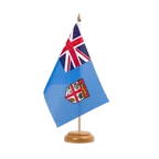 Holz Tischflagge Fidschi 15 x 22 cm