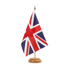 Großbritannien Holz Tischflagge 15 x 22 cm
