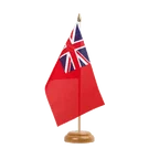 Red Ensign Table Flag 6x9", wooden