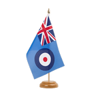 Royal Airforce Table Flag 6x9", wooden