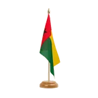 Holz Tischflagge Guinea Bissau 15 x 22 cm
